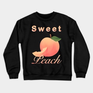 Sweet peach illustration Crewneck Sweatshirt